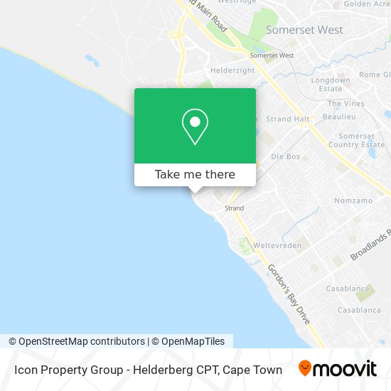Icon Property Group - Helderberg CPT map