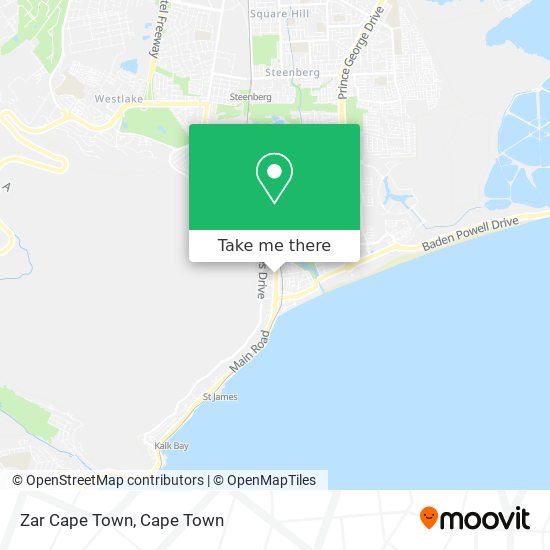 Zar Cape Town map