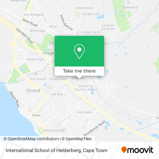 International School of Helderberg map