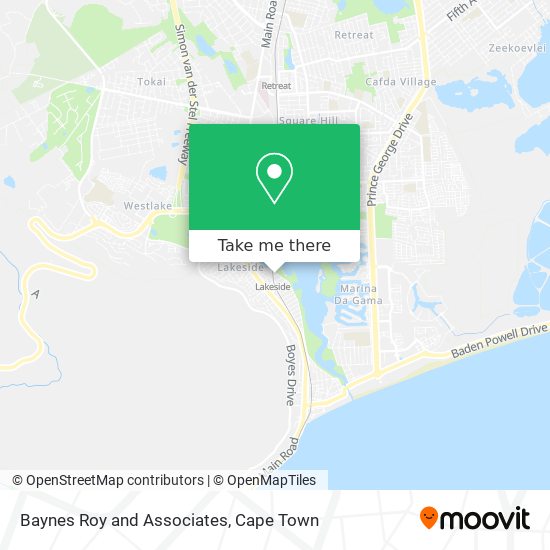 Baynes Roy and Associates map