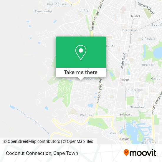 Coconut Connection map