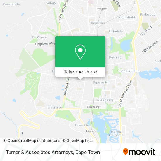 Turner & Associates Attorneys map