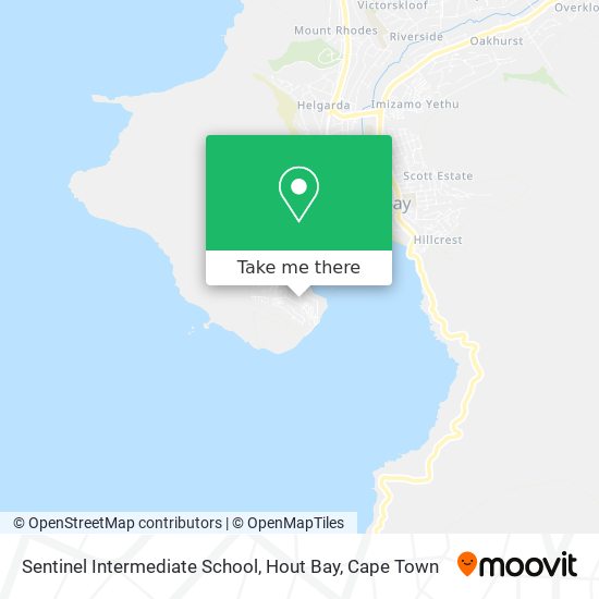 Sentinel Intermediate School, Hout Bay map