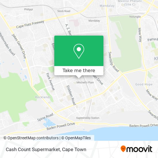 Cash Count Supermarket map
