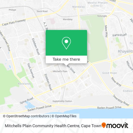 Mitchells Plain Community Health Centre map