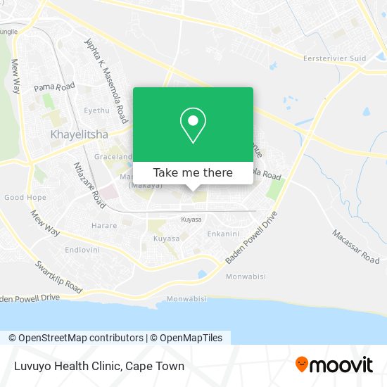 Luvuyo Health Clinic map