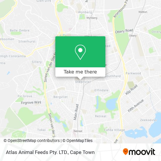 Atlas Animal Feeds Pty. LTD. map