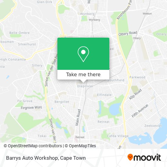 Barrys Auto Workshop map