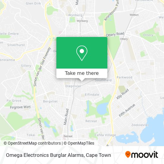 Omega Electronics Burglar Alarms map