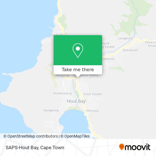 SAPS-Hout Bay map