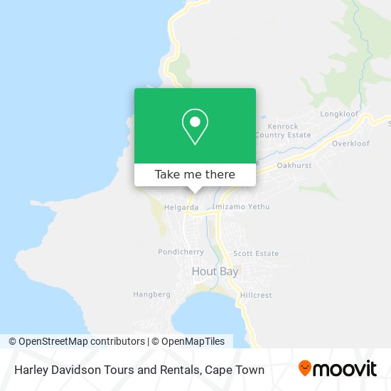 Harley Davidson Tours and Rentals map