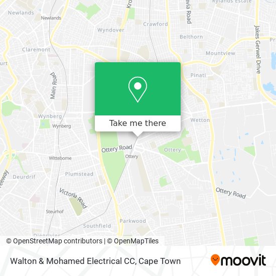 Walton & Mohamed Electrical CC map