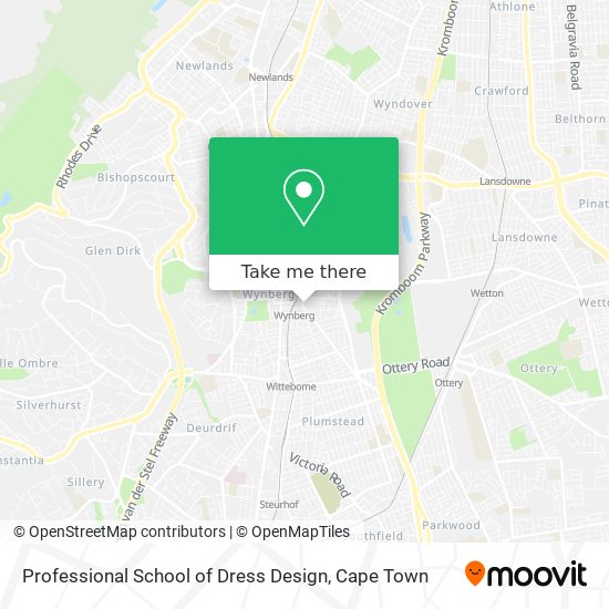 Professional School of Dress Design map