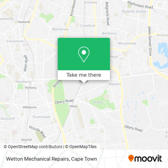 Wetton Mechanical Repairs map