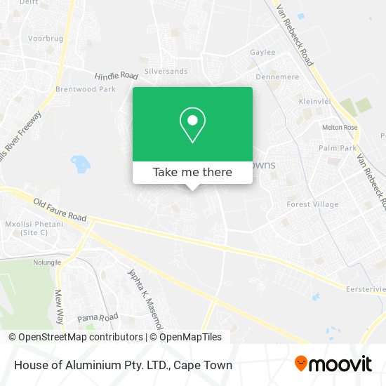 House of Aluminium Pty. LTD. map