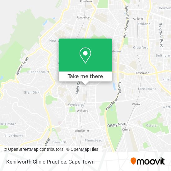 Kenilworth Clinic Practice map