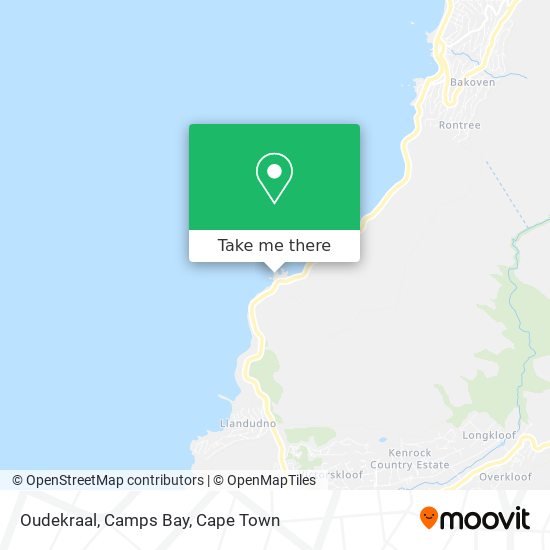 Oudekraal, Camps Bay map