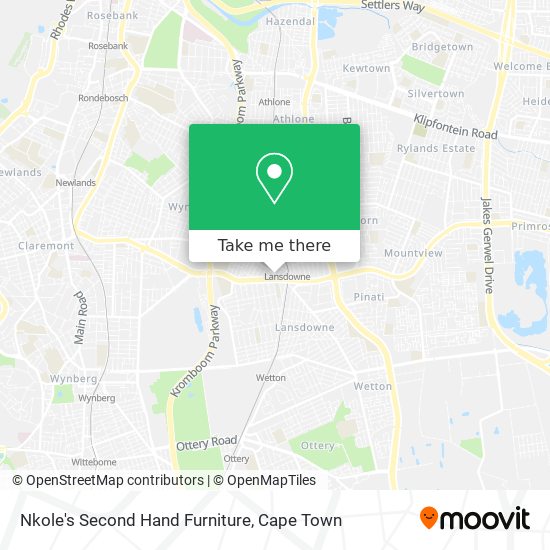 Nkole's Second Hand Furniture map