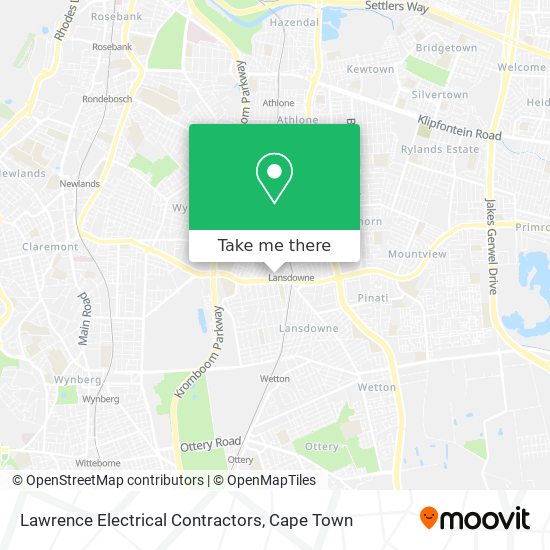 Lawrence Electrical Contractors map