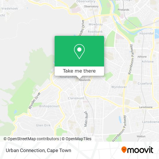 Urban Connection map