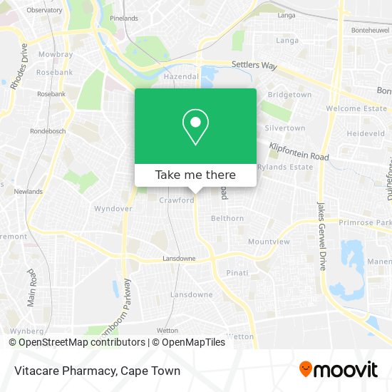 Vitacare Pharmacy map