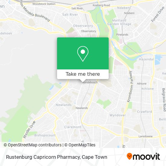 Rustenburg Capricorn Pharmacy map