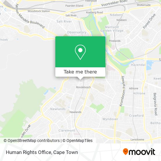 Human Rights Office map