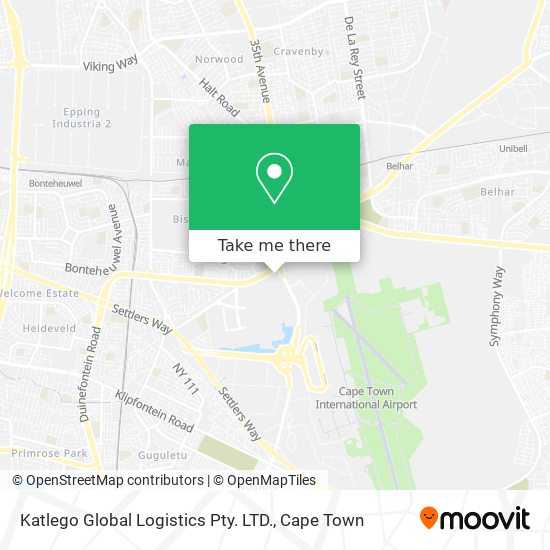 Katlego Global Logistics Pty. LTD. map