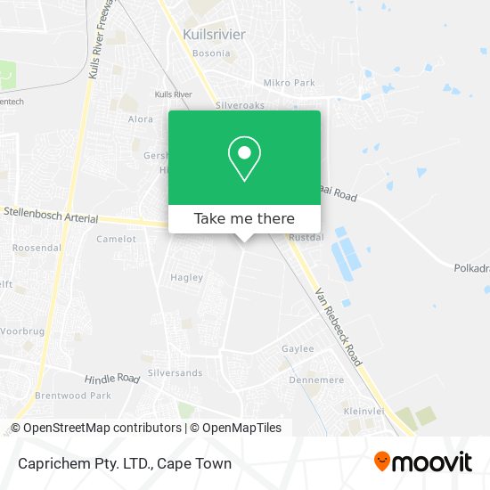 Caprichem Pty. LTD. map
