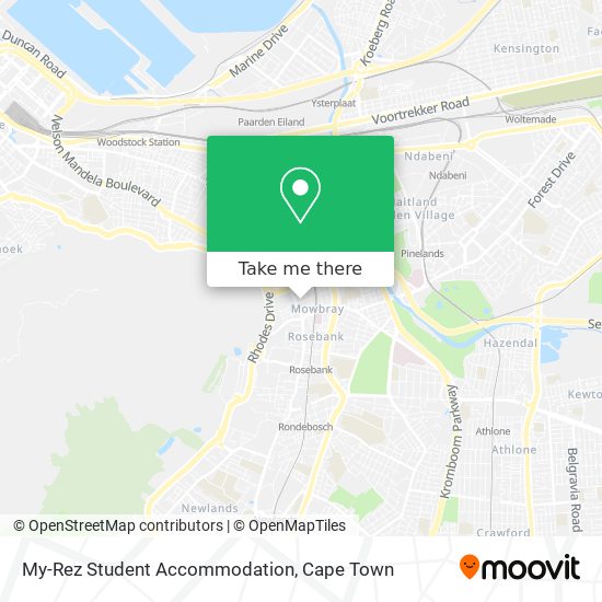 My-Rez Student Accommodation map