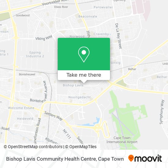 Bishop Lavis Community Health Centre map