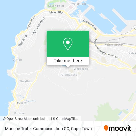 Marlene Truter Communication CC map