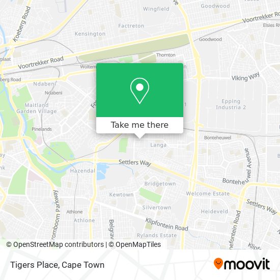 Tigers Place map