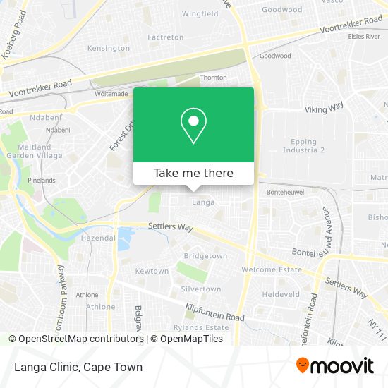 Langa Clinic map