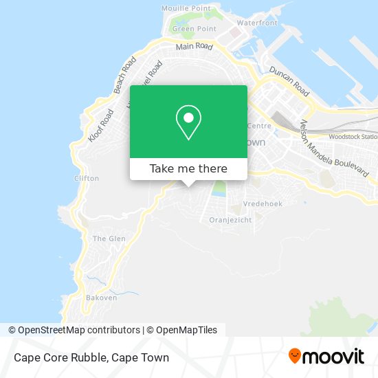 Cape Core Rubble map