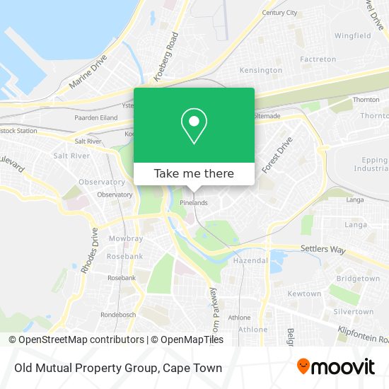 Old Mutual Property Group map