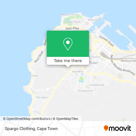 Spargo Clothing map