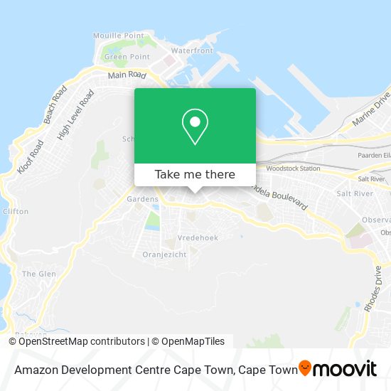 Amazon Development Centre Cape Town map