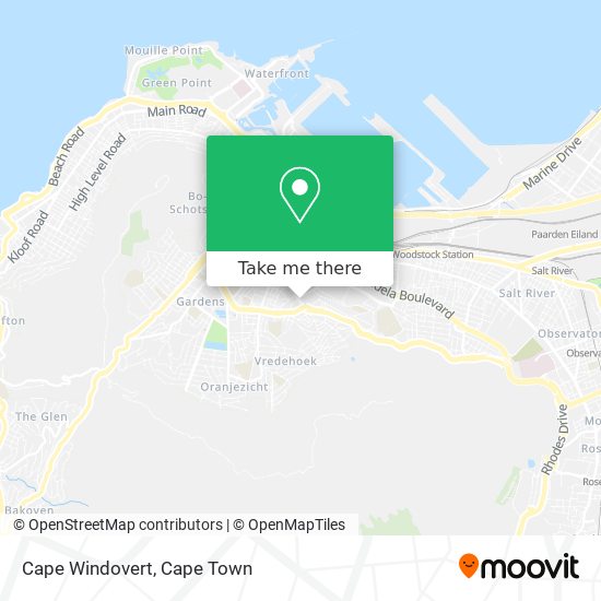 Cape Windovert map