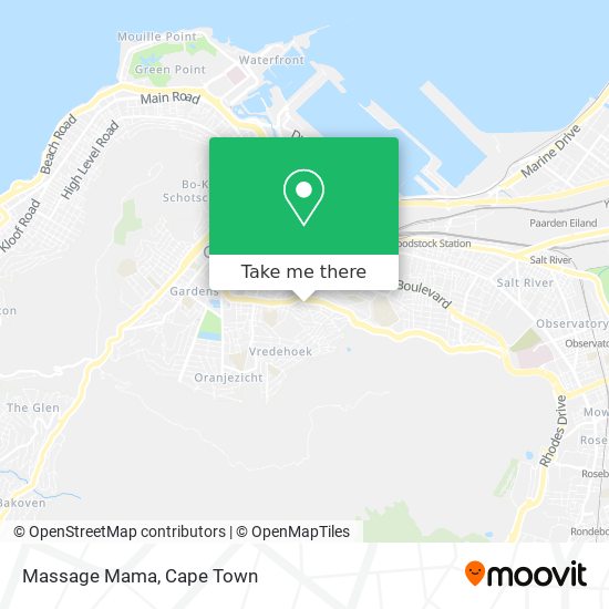 Massage Mama map