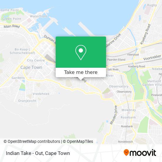 Indian Take - Out map