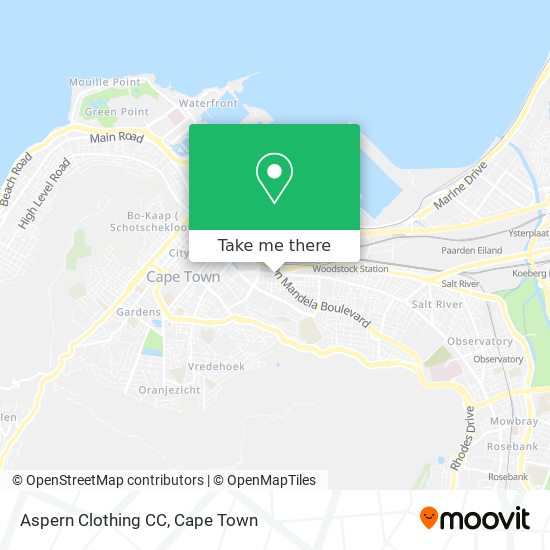 Aspern Clothing CC map