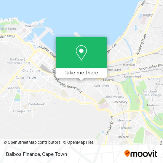 Balboa Finance map