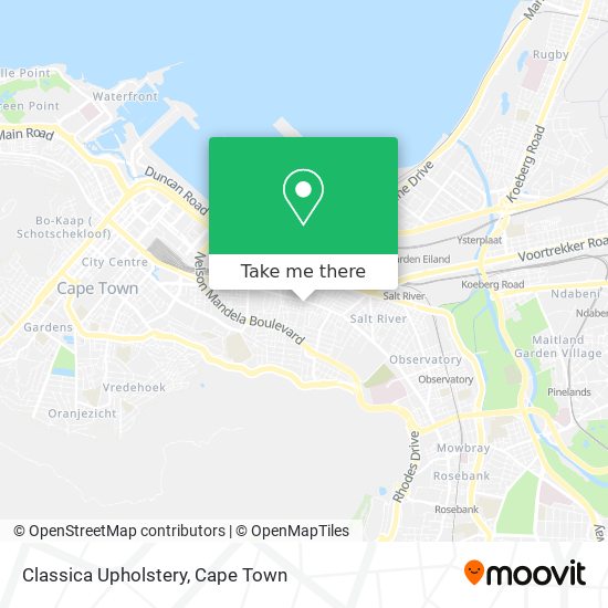 Classica Upholstery map