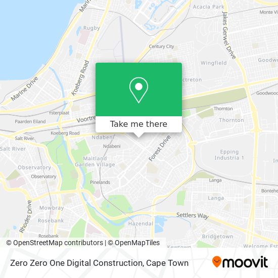 Zero Zero One Digital Construction map