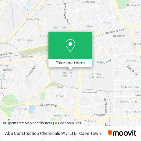 Abe Construction Chemicals Pty. LTD. map