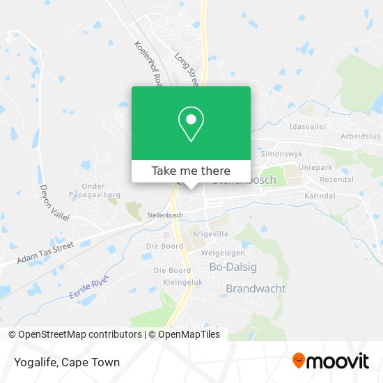 Yogalife map