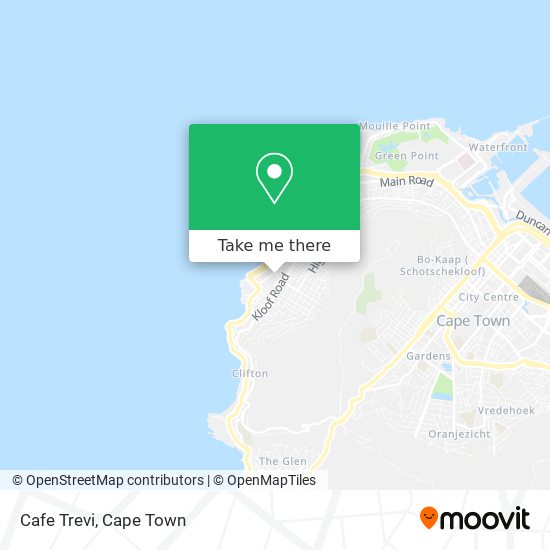 Cafe Trevi map