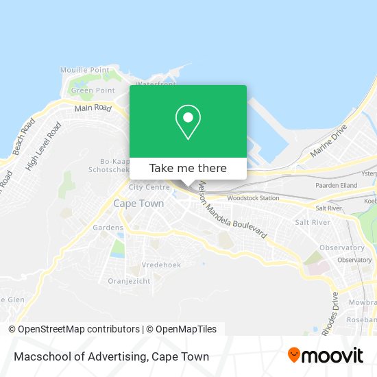 Macschool of Advertising map