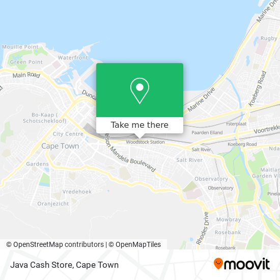 Java Cash Store map